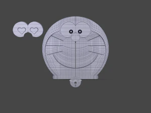 Doraemon Valentine box CG Textures