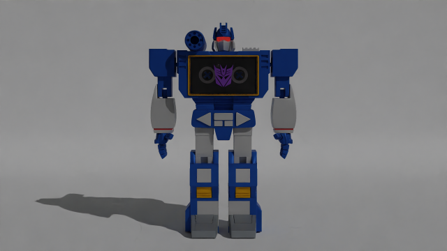 Soundwave 3D Модель .c4d .max .obj .3ds .fbx .stl .blend 