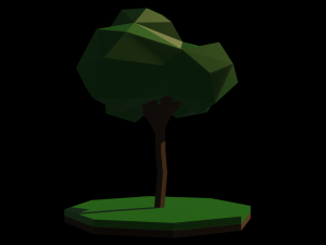 Tree Lowpoly 3D Model