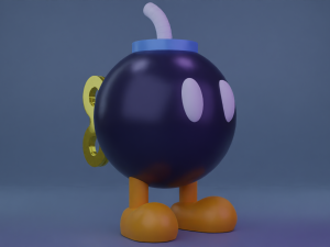 Bob-omb Model 3D