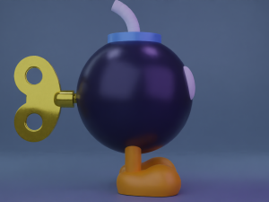 Bob-omb Model 3D