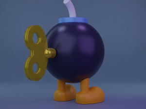 Bob-omb Model 3D