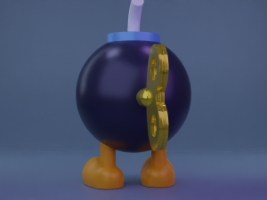 Bob-omb Model 3D