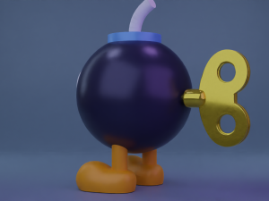 Bob-omb Model 3D