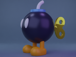 Bob-omb Model 3D