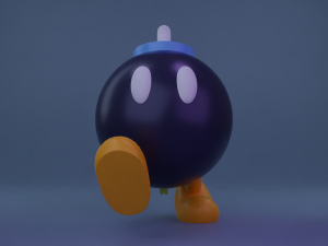 Bob-omb Model 3D
