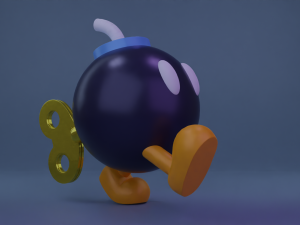 Bob-omb Model 3D