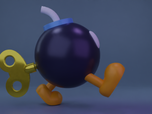 Bob-omb Model 3D