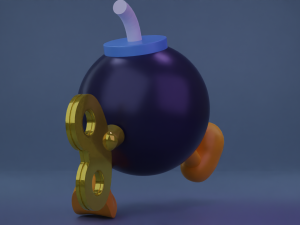 Bob-omb Model 3D