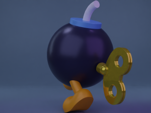 Bob-omb Model 3D