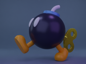Bob-omb Model 3D