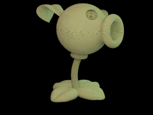 Peashooter 3D Modell