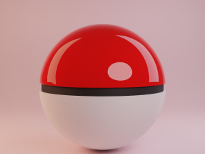 Pokeball 3D-Modell