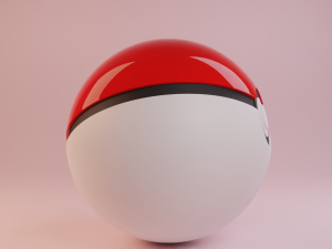 Pokeball 3D-Modell