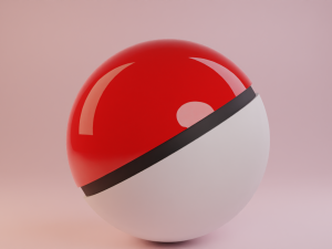 Pokeball 3D-Modell