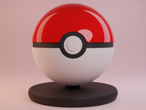 Pokeball 3D-Modell