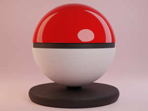 Pokeball 3D-Modell