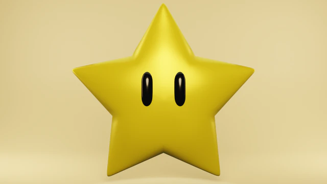 Súper Estrella Modelo 3D .c4d .max .obj .3ds .fbx .stl .blend