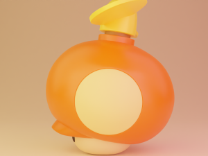 Propelle Mushroom Mario 3Dモデル