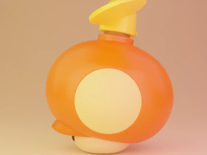 Propelle Mushroom Mario 3D Model