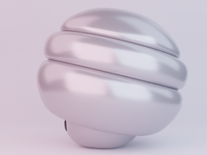 Spring Mushroom Mario 3D Model