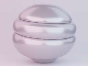 Spring Mushroom Mario 3D Model