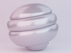 Spring Mushroom Mario 3D Model