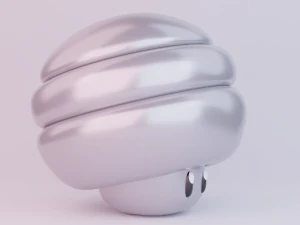 Spring Mushroom Mario 3D Model