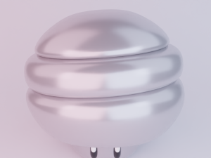 Spring Mushroom Mario 3D Model