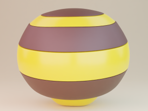 Bee Mushroom Model 3D