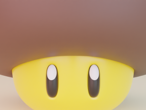 Bee Mushroom Model 3D