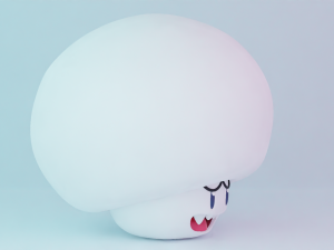 Boo Mushroom Mario Modelo 3D