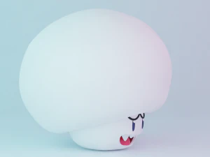 Boo Mushroom Mario 3D Model