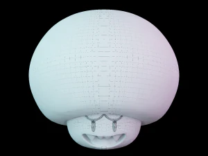 Boo Mushroom Mario 3D Model