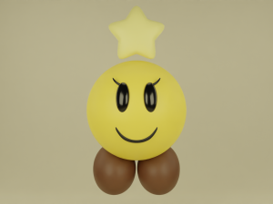 Starlow from Mario and Luigi 3D Model