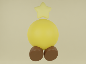 Starlow from Mario and Luigi Model 3D