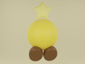 Starlow from Mario and Luigi 3D Model