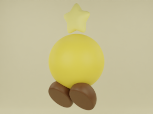 Starlow from Mario and Luigi Model 3D