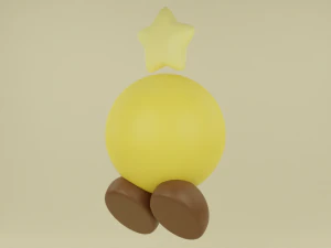 Starlow from Mario and Luigi 3D Model