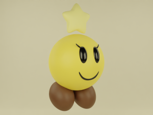 Starlow from Mario and Luigi Model 3D