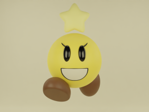 Starlow from Mario and Luigi Model 3D