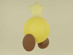 Starlow from Mario and Luigi 3D Model
