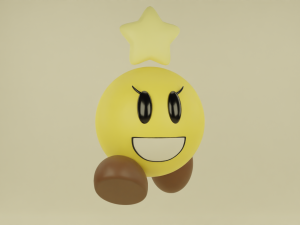 Starlow from Mario and Luigi Model 3D