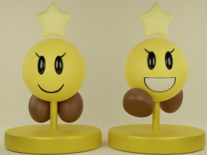 Starlow from Mario and Luigi Model 3D