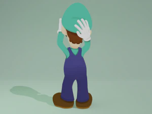 Luigi 3D Model