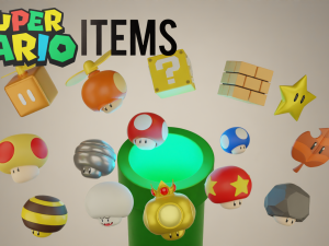 Super Mario Collection 3D Model
