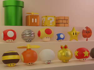 Super Mario Collection Modello 3D