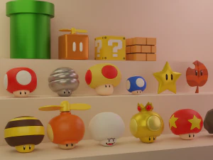 Super Mario Collection 3D Model