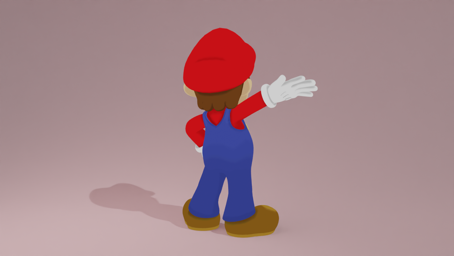 Super Mario free 3d model - download obj file