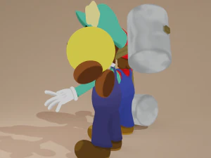 Mario and Luigi 3D Model